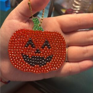 Sparkling Pumpkin keychain